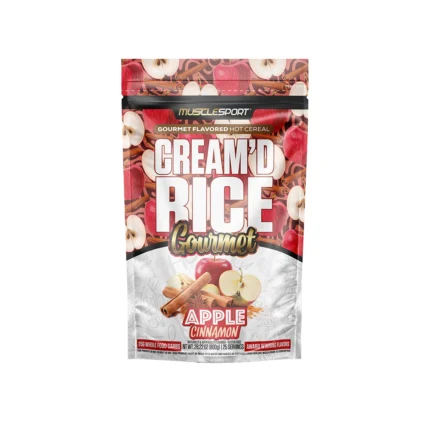 MuscleSport Cream'd Rice Gourmet Flavored Hot Cereal Apple Cinnamon 28.22 oz (800 g
